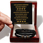 Bruder Geschenk | einzigartiges Armband mit veganem Leder | Weihnachtsgeschenke Bruder | Schwester Bruder Geschenk