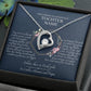 Tochter Geschenk | schöne Herz-Halskette | Weihnachtsgeschenke für Tochter | Mutter Tochter Kette | Kette personalisiert | 14k gold