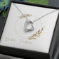 Tochter Geschenk | schöne Herz-Halskette | kleine Geschenke für Tochter | Mutter Tochter Kette | Kette personalisiert | 18k gold