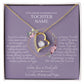 Tochter Geschenk | schöne Herz-Halskette | Weihnachtsgeschenke für Tochter | Mutter Tochter Kette | Kette personalisiert | 14k gold