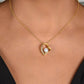Bonus Tochter Geschenk | schöne Herz-Halskette | kleine Geschenke für Tochter | Mutter Tochter Kette | Geschenk personalisiert | 14k gold