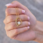 Tochter Geschenk | schöne Herz-Halskette | Weihnachtsgeschenke für Tochter | Mutter Tochter Kette | Kette personalisiert | 14k gold