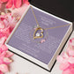 Tochter Geschenk | schöne Herz-Halskette | Weihnachtsgeschenke für Tochter | Mutter Tochter Kette | Kette personalisiert | 14k gold