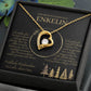 Enkelin Geschenk - schöne Herz-Halskette | kleine Geschenke für Enkelin | Oma Enkelin Kette | personalisiertes Geschenk zu Weihnachten | 18k gold