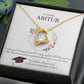 Tochter, Enkelin Abitur Geschenk | schöne Herz-Halskette | kleine Geschenke für Tochter, Enkelin zum Schulabschluss | Mutter Tochter Kette | Kette personalisiert | 18k gold