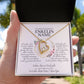 Enkelin Geschenk - wunderschöne Herz-Halskette | Weihnachtsgeschenke Enkelin | personalisiertes Geschenk | Halskette gold