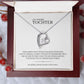 Tochter Geschenk | schöne Herz-Halskette | kleine Geschenke für Tochter | Mutter Tochter Kette | Kette personalisiert | 14k gold
