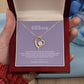Tochter Geschenk | schöne Herz-Halskette | kleine Geschenke für Tochter | Mutter Tochter Kette | Kette personalisiert | 14k gold