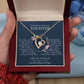 Tochter Geschenk | schöne Herz-Halskette | kleine Geschenke für Tochter | Mutter Tochter Kette | Kette personalisiert | 14k gold