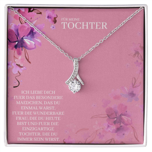 Tochter Geschenk - Funkelnde Halskette | kleine Geschenke für Tochter | Mutter Tochter Kette | Kette personalisiert | 14k Kette gold