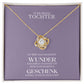 Tochter Geschenk - Liebesknoten Halskette | kleine Geschenke für Tochter | Mutter Tochter Kette | Kette personalisiert | 14k Kette gold