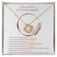 Enkelin Geschenk - schöne Liebesknoten Halskette | kleine Geschenke für Enkelin | Oma Enkelin Kette | Kette personalisiert | 14k Kette gold