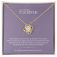 Tochter Geschenk - Liebesknoten Halskette | kleine Geschenke für Tochter | Mutter Tochter Kette | Kette personalisiert | 14k Kette gold