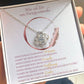 Enkelin Geschenk - schöne Liebesknoten Halskette | kleine Geschenke für Enkelin | Oma Enkelin Kette | Kette personalisiert | 14k Kette gold