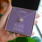 Tochter Geschenk - Liebesknoten Halskette | kleine Geschenke für Tochter | Mutter Tochter Kette | Kette personalisiert | 14k Kette gold