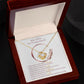 Enkelin Geschenk - schöne Liebesknoten Halskette | kleine Geschenke für Enkelin | Oma Enkelin Kette | Kette personalisiert | 14k Kette gold