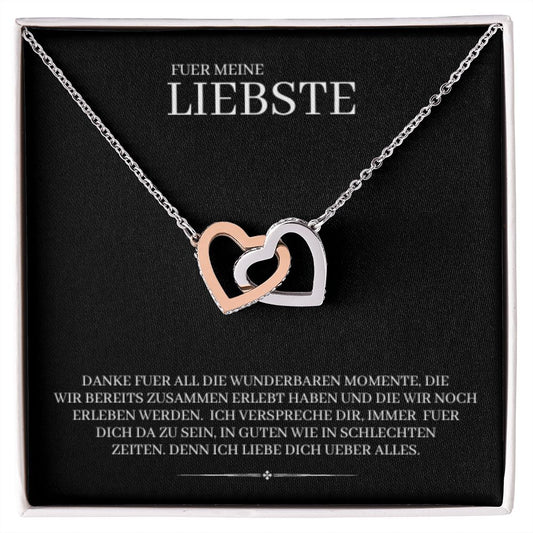 Für meine Liebste - Ineinandergreifende Herzkette