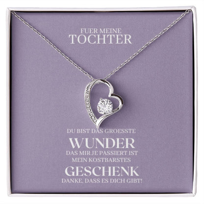 Tochter Geschenk | schöne Herz-Halskette | kleine Geschenke für Tochter | Mutter Tochter Kette | Kette personalisiert | 14k gold