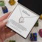 Tochter Geschenk | schöne Herz-Halskette | kleine Geschenke für Tochter | Mutter Tochter Kette | Kette personalisiert | 14k gold