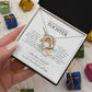 Tochter Geschenk | schöne Herz-Halskette | kleine Geschenke für Tochter | Mutter Tochter Kette | Kette personalisiert | 14k gold