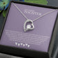 Tochter Geschenk | schöne Herz-Halskette | kleine Geschenke für Tochter | Mutter Tochter Kette | Kette personalisiert | 14k gold
