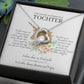 Tochter Geschenk | schöne Herz-Halskette | kleine Geschenke für Tochter | Mutter Tochter Kette | Kette personalisiert | 14k gold