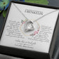 Urenkelin Geschenk - schöne Herz-Halskette | kleine Geschenke für Urenkelin | Uroma Urenkelin Kette | Kette personalisiert | 14k Kette gold