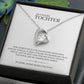 Tochter Geschenk | schöne Herz-Halskette | kleine Geschenke für Tochter | Mutter Tochter Kette | Kette personalisiert | 14k gold