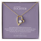 Tochter Geschenk | schöne Herz-Halskette | kleine Geschenke für Tochter | Mutter Tochter Kette | Kette personalisiert | 14k gold