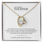 Tochter Geschenk | schöne Herz-Halskette | kleine Geschenke für Tochter | Mutter Tochter Kette | Kette personalisiert | 14k gold