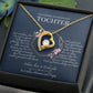 Tochter Geschenk | schöne Herz-Halskette | kleine Geschenke für Tochter | Mutter Tochter Kette | Kette personalisiert | 14k gold